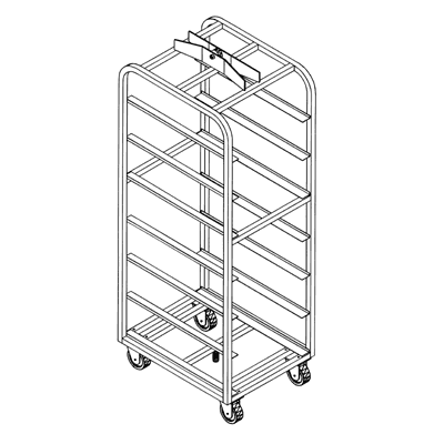 10466 RACK DAHLEN SSSGLEL 1000 7x7.75" 18x26"