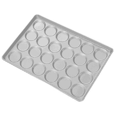 14640 PAN HAMBURGER BUNS 3 5/8"DIA 4X6 18x26"