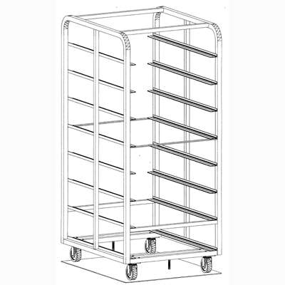 23072S_PG RACK SS BA 30 PAN SL PIN GUIDE DBL OV