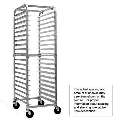 1816KD RACK AL 09 PAN KNOCK DOWN EL SC