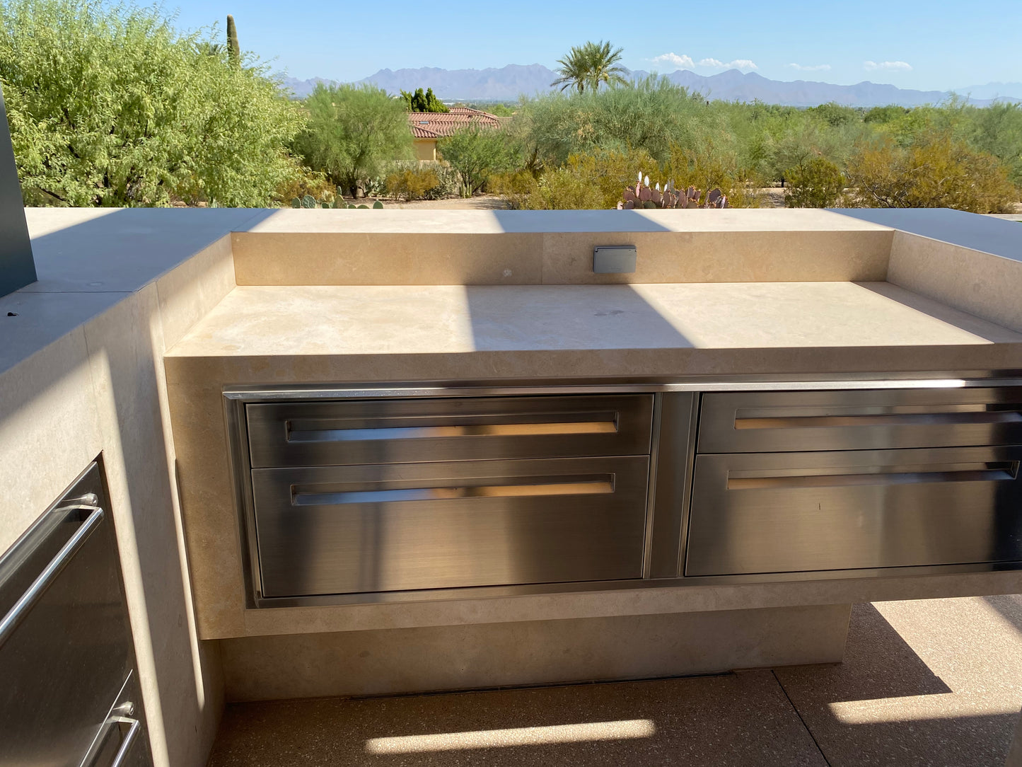 Stainless Cabinets - Patio Living