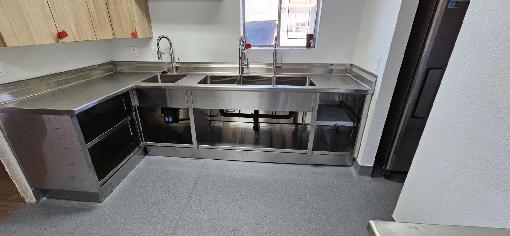 Stainless Cabinets - Patio Living