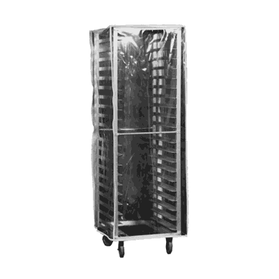 1411 COVER CLEAR WITH ZIPPER 23x28x64"      *