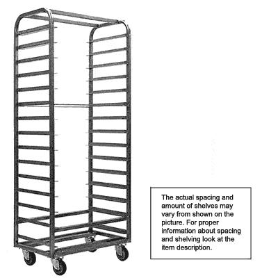 23034A_NL RACK AL BA 10 PAN SGL SL NO LIFT FOR DBL OV
