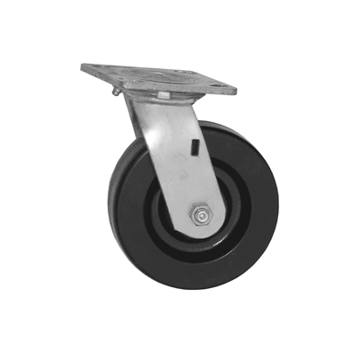 2467 CASTER PLATE 6x2" PHENOLIC 900LBS      *